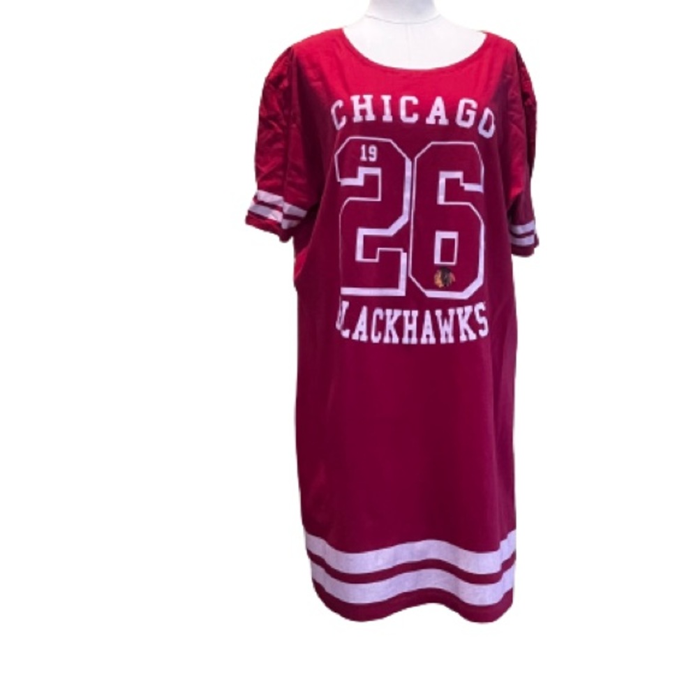 Forty Seven Brand 47 Chicago Blackhawks TShirt Dress. XXL